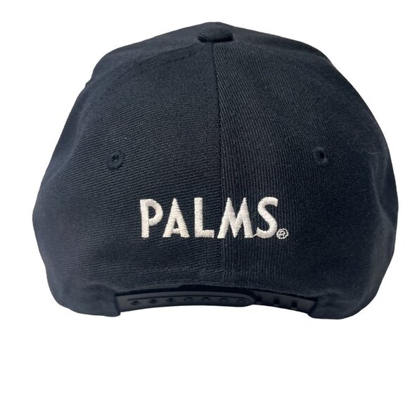 Letter A Embroidered Hat Cap Snap Back Black White Adjustable Wide Flat Bill Men - Picture 4 of 7